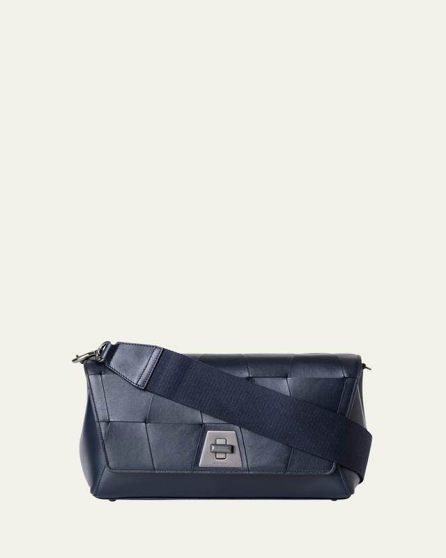 Anouk Braided Trapezoids Day Crossbody Bag